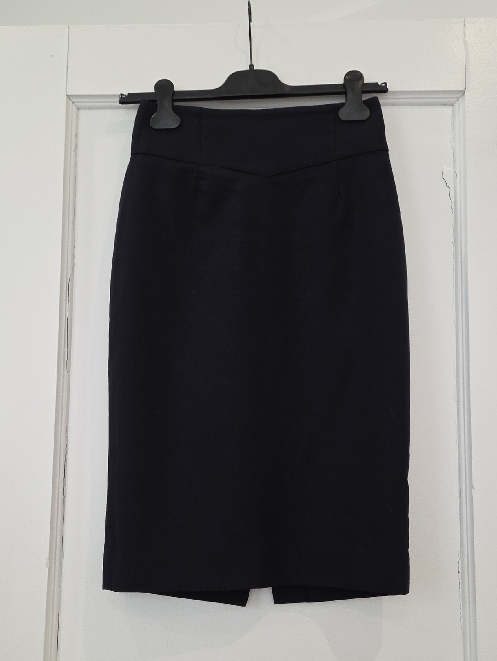 100% Wool Navy J. Crew Pencil Skirt - Women